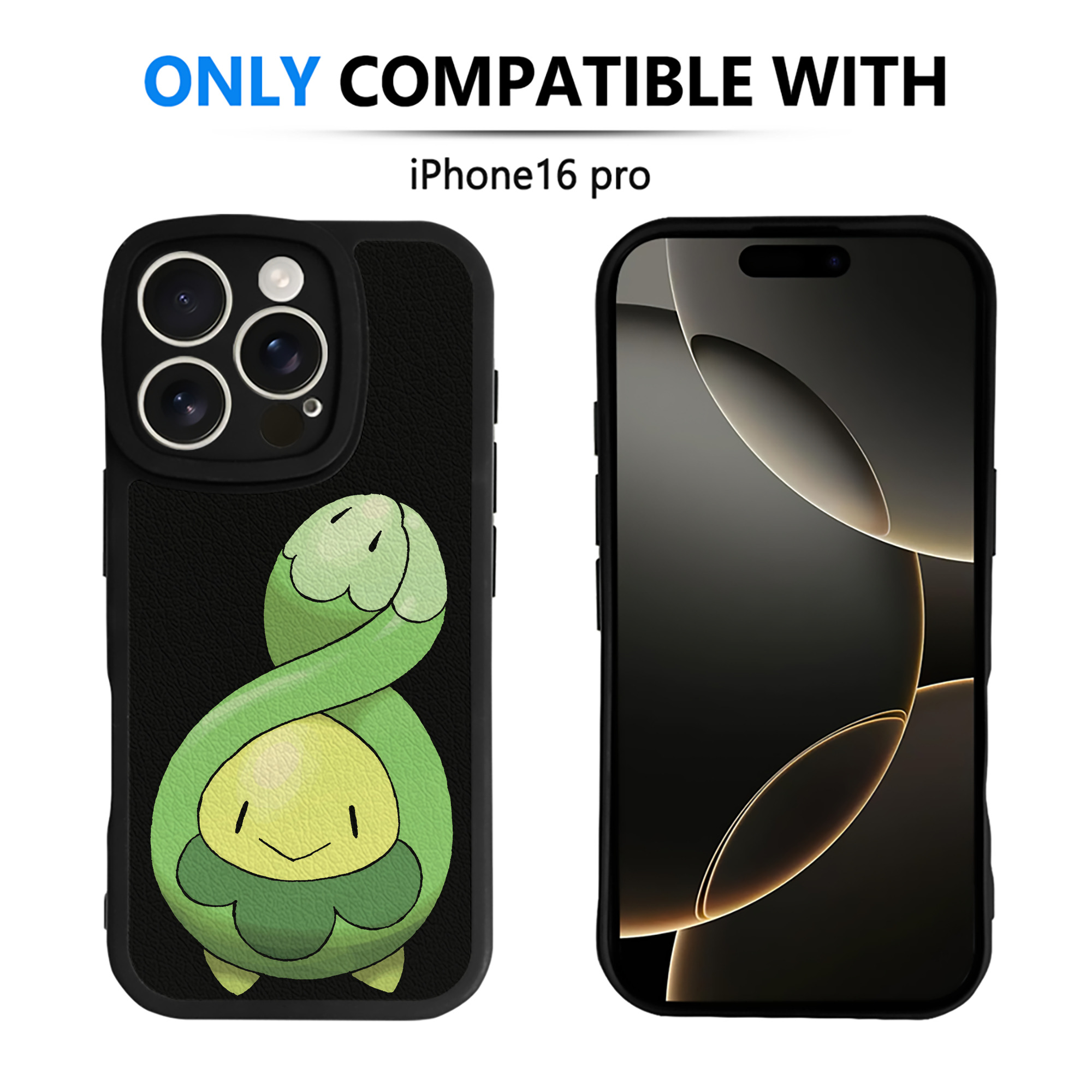 （画像用） ポケットモンスター Pokémon 【iPhone 16シリーズ対応】シリコンスマホケース（レザー調） 材質：シリコン